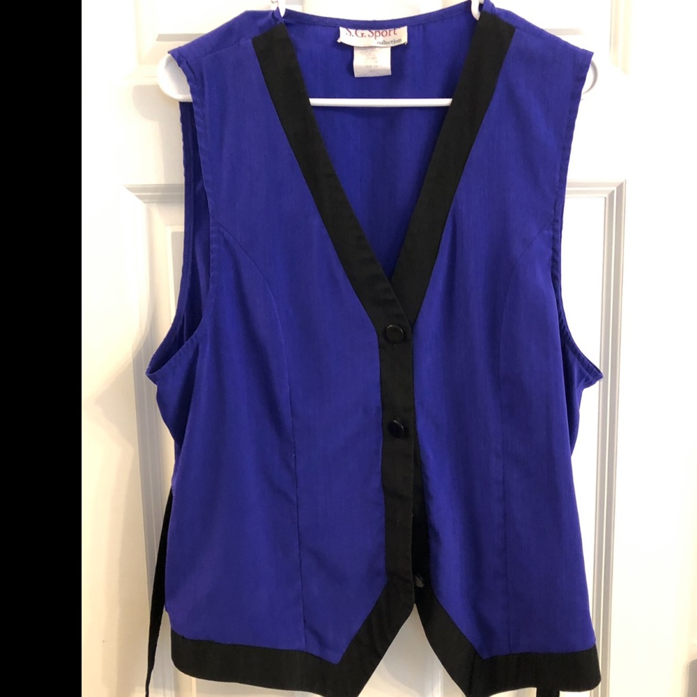 Blue ‘vest’ shirt